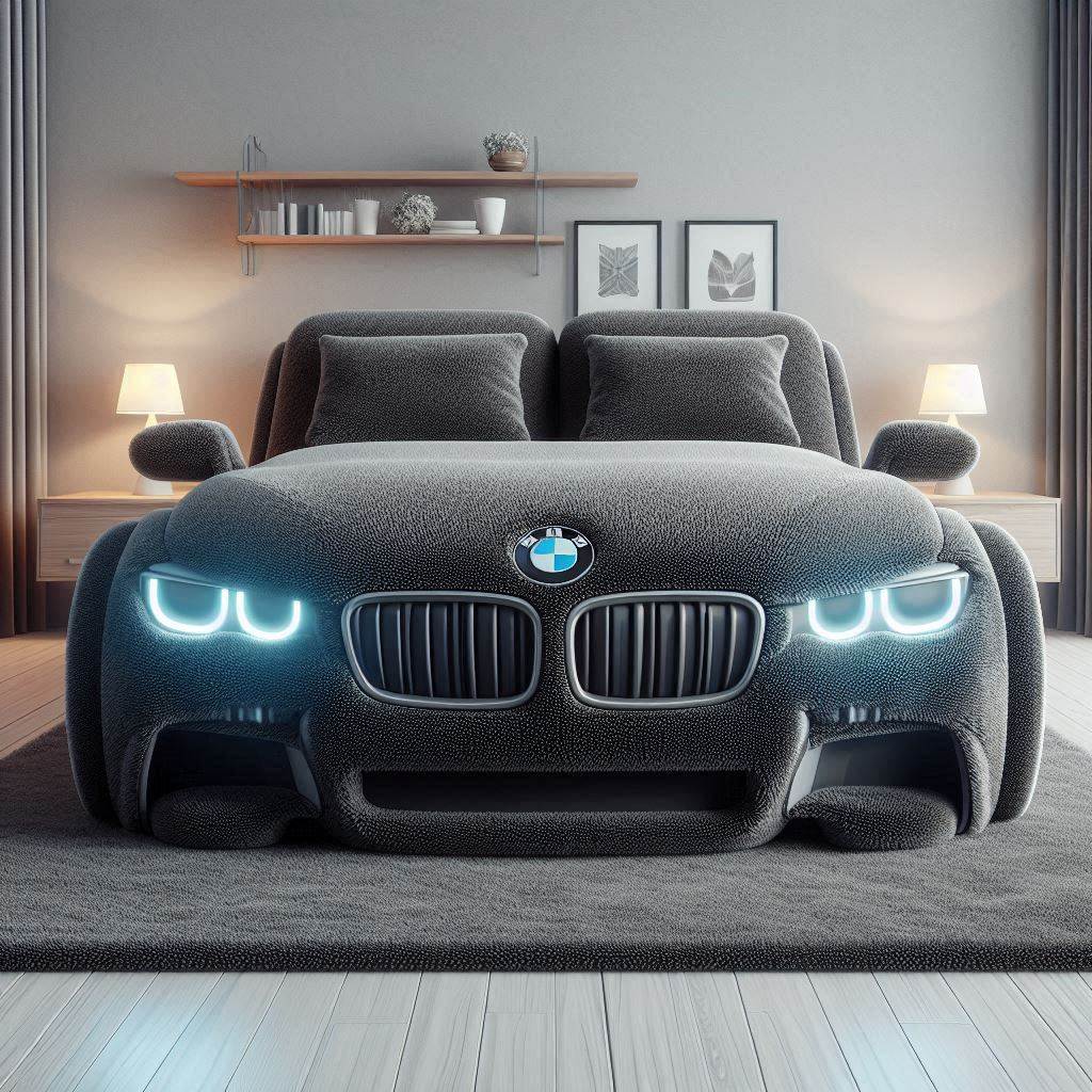 How does the BMW-inspired double sofa redefine comfort?