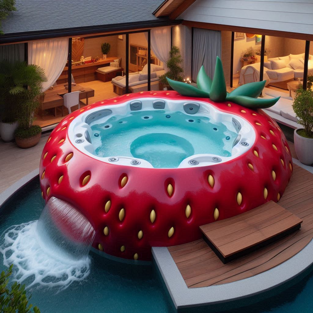 Unique Features of Fruit-Shaped Jacuzzis