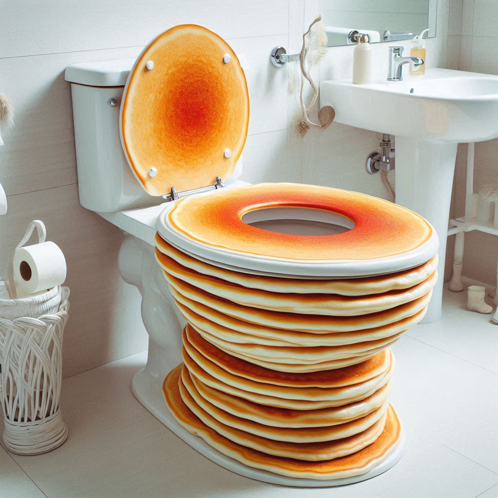 Concept of Pancake Shaped Toilets